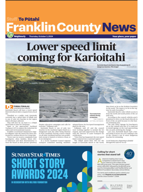 Cover of Franklin County News