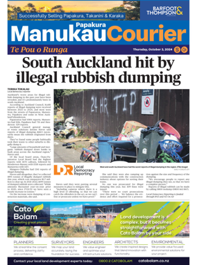 Cover of Manukau Courier