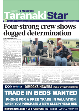 Cover of South Taranaki Star