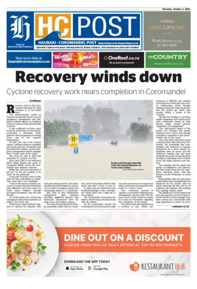 Cover of Waihi Leader