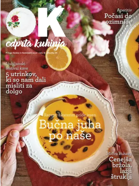 Cover of Odprta Kuhinja for Slovenske Novice