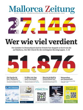 Cover of Mallorca Zeitung