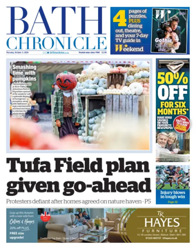 Cover of Bath Chronicle