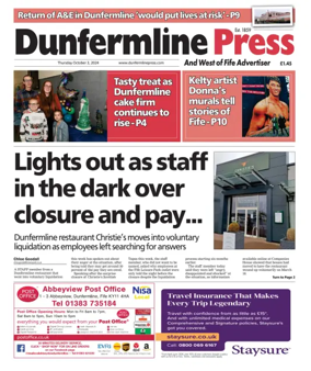 Cover of Dunfermline Press