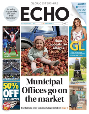 Cover of Gloucestershire Echo