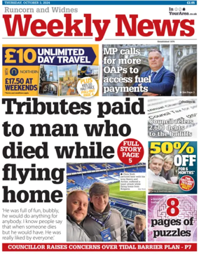 Cover of Runcorn & Widnes Weekly News