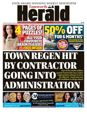 Cover of Tamworth Herald