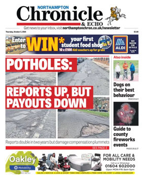 Cover of The Northampton Chronicle and Echo