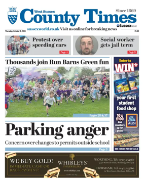 Cover of West Sussex County Times
