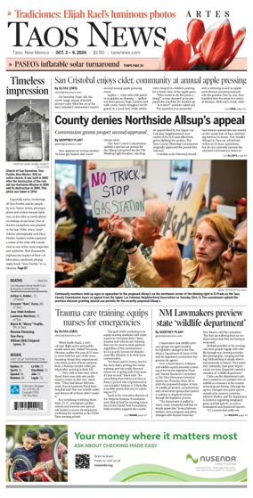 Cover of The Taos News
