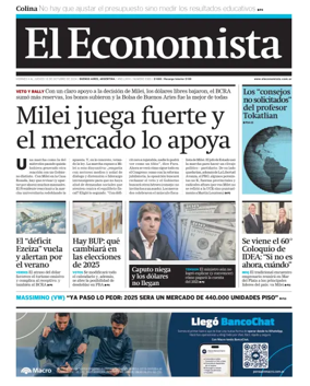 Cover of El Economista (Argentina)