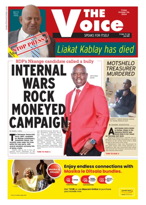 Cover of The Voice (Botswana)