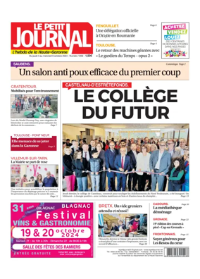 Cover of Le Petit Journal - L'hebdo du Pays Toulousain