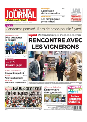 Cover of Le Petit Journal - L'hebdo local de l'Hérault
