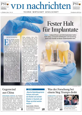 Cover of VDI Nachrichten
