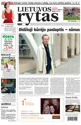 Cover of Lietuvos Rytas