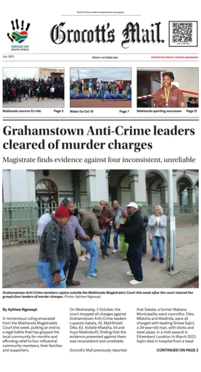 Cover of Grocott's Mail