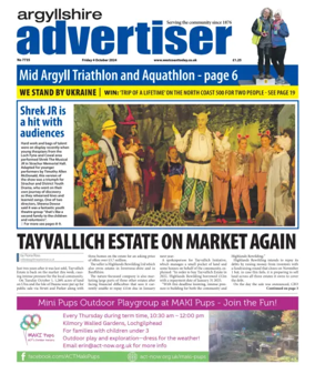 Cover of Argyllshire Advertiser