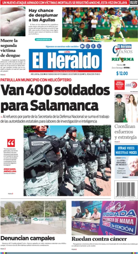 Cover of El Heraldo de Leon