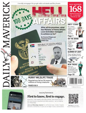 Cover of Daily Maverick