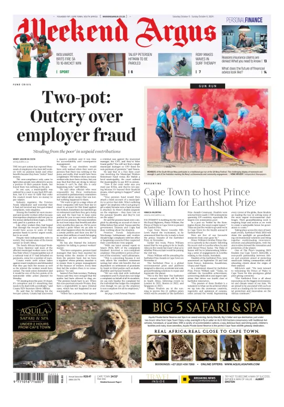 Cover of Weekend Argus (Saturday Edition)