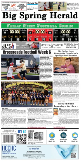 Cover of Big Spring Herald Weekend