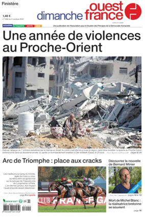 Cover of Dimanche Ouest France (Finistere)