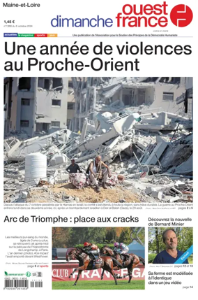 Cover of Dimanche Ouest France (Maine-et-Loire)