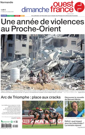 Cover of Dimanche Ouest France (Normandie)