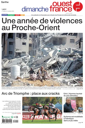 Cover of Dimanche Ouest France (Sarthe)
