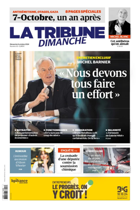 Cover of La Tribune Dimanche (France)