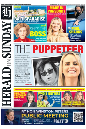 Cover of Herald on Sunday