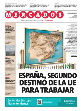 Cover of La Voz de Galicia (Santiago) - Mercados