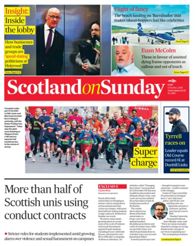 Cover of Scotland on Sunday