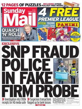 Cover of Sunday Mail (UK)