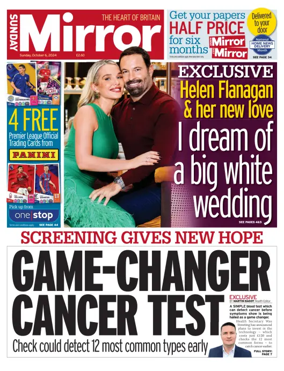 Cover of Sunday Mirror
