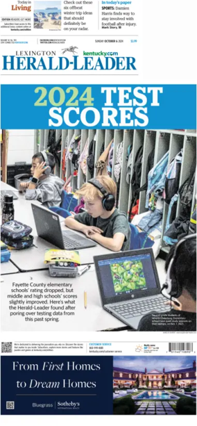 Cover of Lexington Herald-Leader (Sunday)