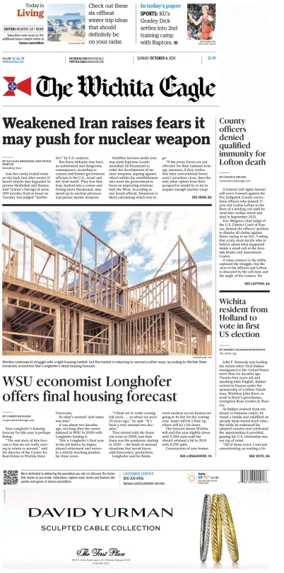 Cover of The Wichita Eagle (Sunday)