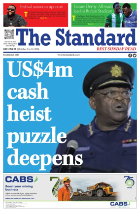 Cover of The Standard (Zimbabwe)