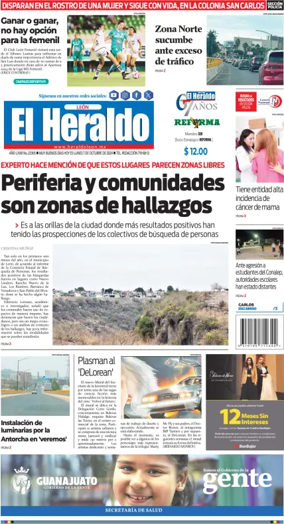 Cover of El Heraldo de Leon