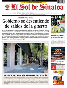 Cover of El Sol de Sinaloa