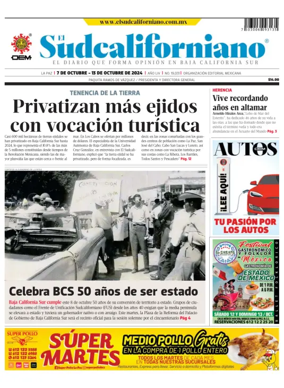 Cover of El Sudcaliforniano