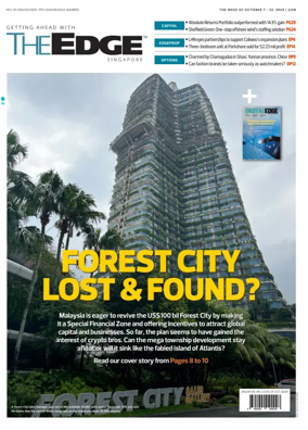 Cover of The Edge Singapore