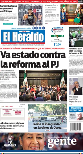 Cover of El Heraldo de Leon