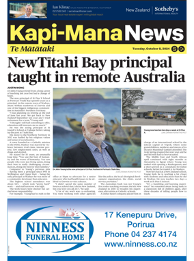 Cover of Kapi-Mana News