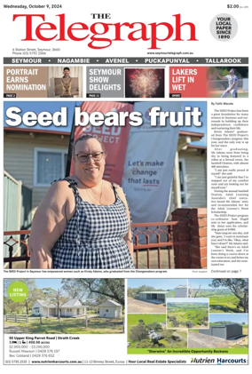 Cover of Seymour Telegraph