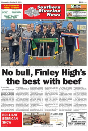 Cover of Southern Riverina news