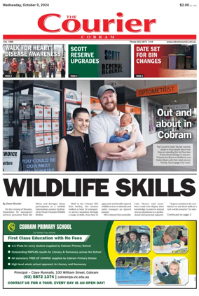 Cover of The Cobram Courier