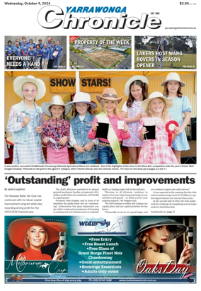 Cover of Yarrawonga Chronicle