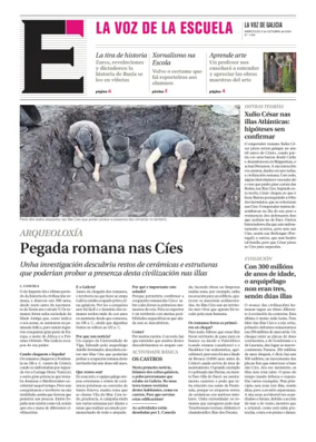 Cover of La Voz de Galicia (Ferrol) - La Voz de la Escuela